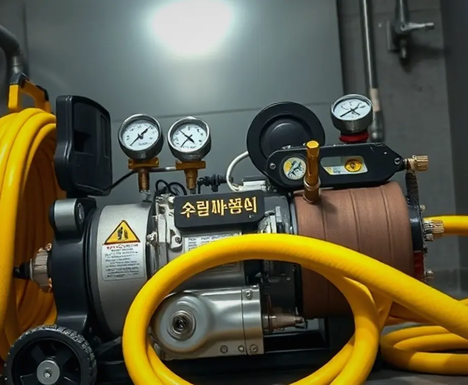 안산동 베란다 하수구막힘 새벽 긴급 작업 전후 2